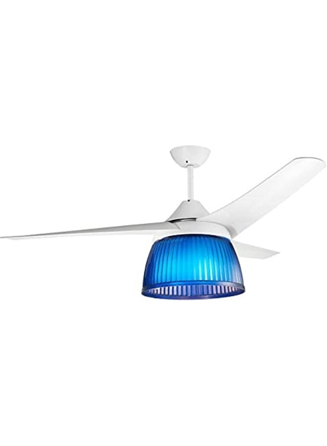 Prifix Ceiling Fan 56 Inch White and Blue - CFJ-562